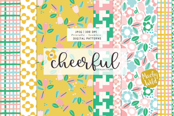 Cheerful Spring Retro Patterns