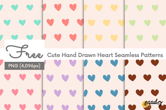 Cute Hand Drawn Heart Patterns Set: A Versatile Creative Resource for Digital and Physical Projects