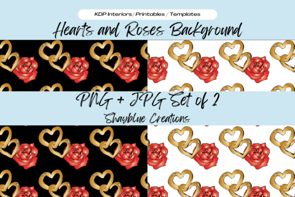 Hearts and Roses Digital Patterns: A Practical Resource for Designers and Content Creators