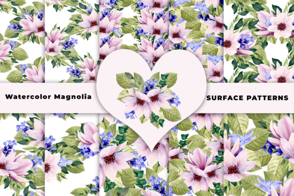 Magnolia Bloom Surface Patterns