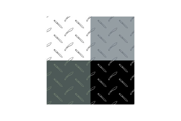 Seamless Hunter Knife Patterns