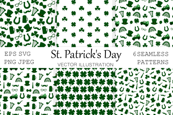 St. Patrick’s Buffalo Plaid Patterns: Versatile, Ready-to-Use SVG & Vector Designs for Creative Projects