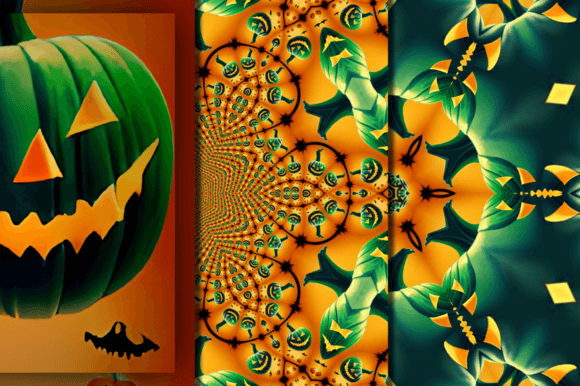 Star Shape Sparkling Halloween Patterns: 10 Premium Digital Backgrounds for Creative Projects